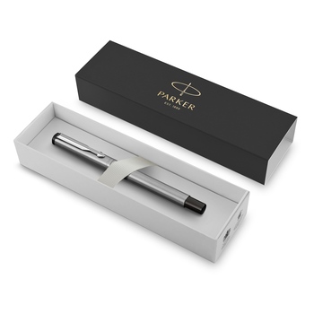 Ручка перьевая «Parker Vector Standard Stainless Steel CT», серебристый