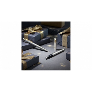 Перьевая ручка Parker Jotter Stainless Steel CT, Mblue