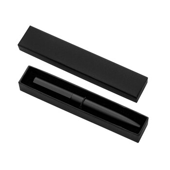 Шариковая металлическая ручка "Minimalist" софт-тач, черный (Р)