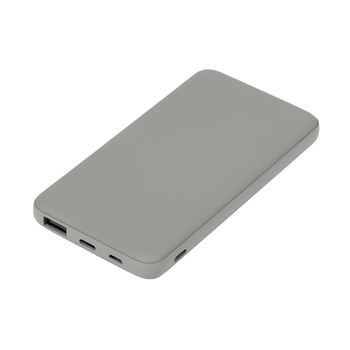 Подарочный набор с бутылкой для воды и повербанком С2, 10000 mAh, серый