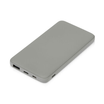 Подарочный набор с термокружкой и повербанком С2, 10000 mAh, серый