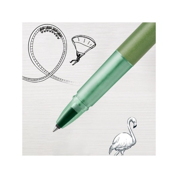 Ручка-роллер Parker Vector XL Green CT, цвет чернил black, стержень: F, в подарочной упаковке.