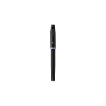 Перьевая ручка Parker IM Vibrant Rings Flame Amethyst Purple, стержень:F, цвет чернил: blue, в подарочной упаковке.