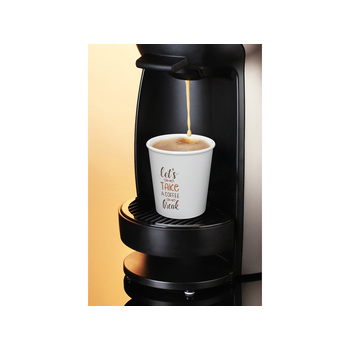 Americano® Piccolo кружка объемом 100 мл с крышкой - сплошной черный