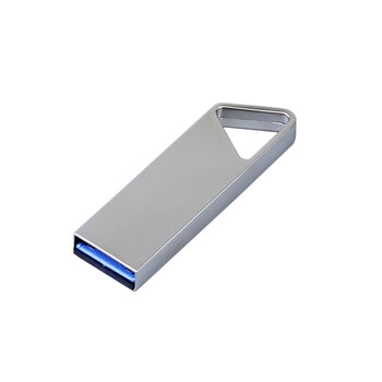 USB 2.0-флешка на 32 Гб с мини чипом, компактный дизайн, отверстие треугольной формы для цепочки