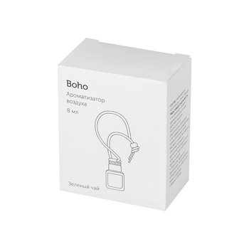 Подвесной ароматизатор воздуха во флаконе "Boho", "Зеленый чай", 8 мл
