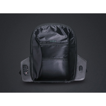 Водостойкий антикражный рюкзак Hipack для ноутбука 15.6", черный