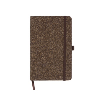 Блокнот из кофейных зерен А5 "Coffee notes", твердая обложка, 80 листов 70 гр/м2 белой бумаги, кофейный