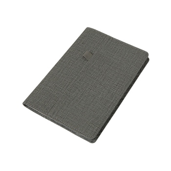 Двустороннее портфолио из рпет-фетра и искусственной кожи "Felt", серый