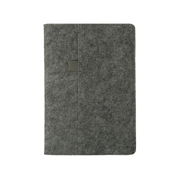 Двустороннее портфолио из рпет-фетра и искусственной кожи "Felt", серый
