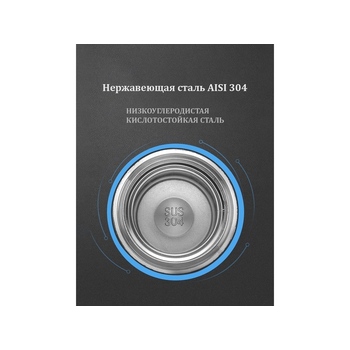Термос с индикатором температуры LEMARK (Чёрный)
