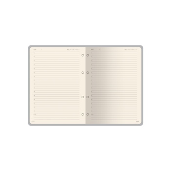 Ежедневник недатированный B5 "Toscana", серый