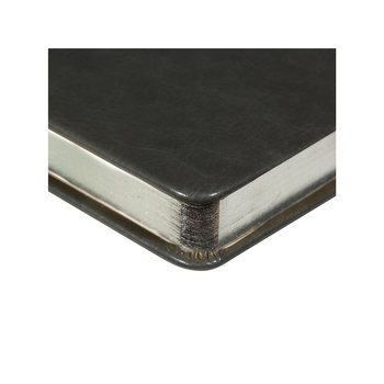 Ежедневник недатированный А5 "Megapolis Nebraska", серый с серебристым обрезом