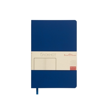 Блокнот А5 "Megapolis Flex Velvet", синий