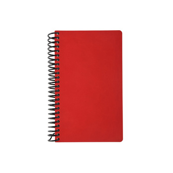 Ежедневник недатированный на спирали А5 "Agenda", красный (Р)