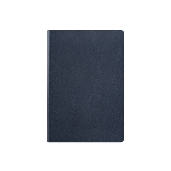 Ежедневник недатированный А5 "Megapolis Nappa Flex", темно-синий navy