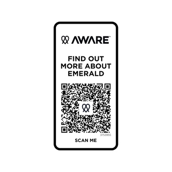 Emerald поло унисекс с коротким рукавом из переработанных материалов Aware™. - Нейви