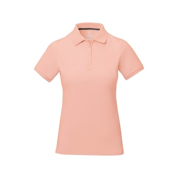Calgary женская футболка-поло с коротким рукавом, pale blush pink