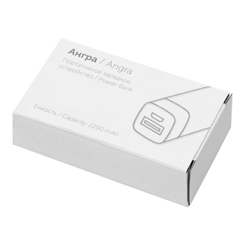Портативное зарядное устройство "Спейс", 3000 mAh, красный