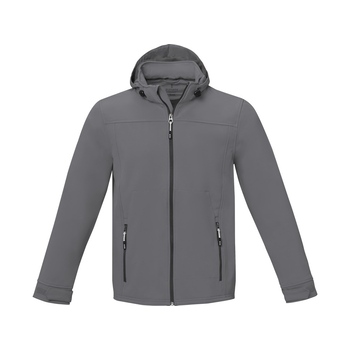 Куртка софтшел "Ланглей" мужская, стальной