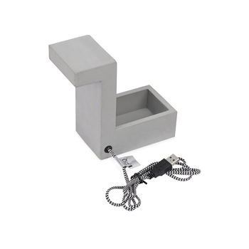 Настольная лампа из бетона "Blok Lamp"