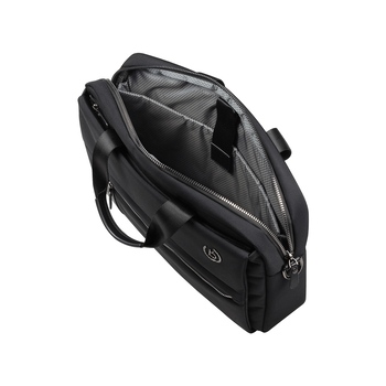 Портфель мужской BUGATTI НЕРО | NERO 15'', чёрный, нейлон 1680D/кожа, 42х10х30 см
