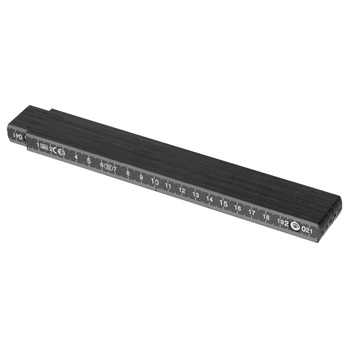 Складная линейка длиной 2 м "Plank", черный