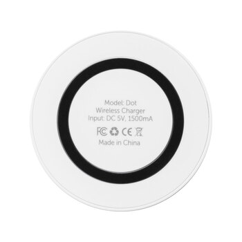 Беспроводное зарядное устройство «Dot», 5 Вт, белый/черный