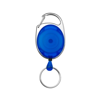 Брелок с ретрактором «Demos», синий