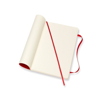 Записная книжка Moleskine Classic Soft (нелинованный), Large (13х21см), красный