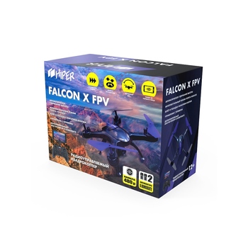 Радиоуправляемый квадрокоптер HIPER "FALCON X FPV"