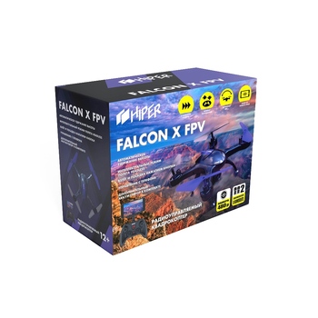 Радиоуправляемый квадрокоптер HIPER "FALCON X FPV" (Р)