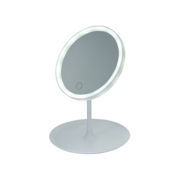 Косметическое зеркало с LED-подсветкой "Beautific", белый