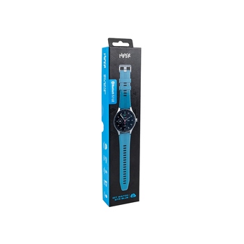 Умные часы HIPER IoT Watch GTR, черный/голубой