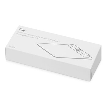 Коврик для мыши со встроенным USB-хабом "Plug"