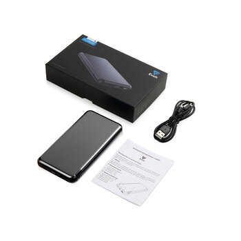 Внешний аккумулятор «Forge» v.2, металл, 10000mah, серый