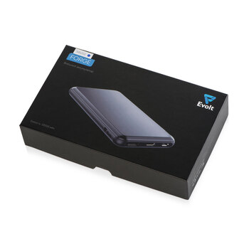 Внешний аккумулятор «Forge» v.2 металл,  10000mah, синий