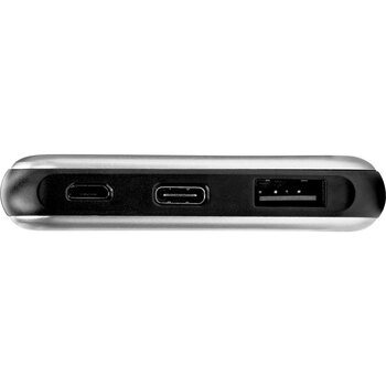 Внешний аккумулятор «Forge» v.2, металл, 10000mah, серебристый