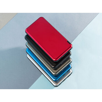 Внешний аккумулятор «Forge» v.2, металл, 10000mah, серебристый