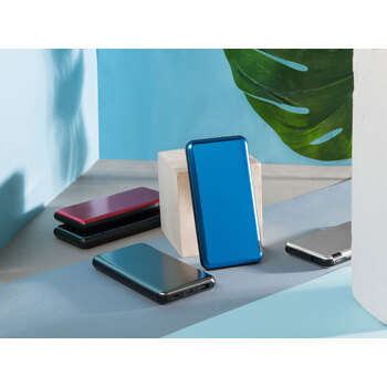 Внешний аккумулятор «Forge» v.2, металл, 10000mah, серебристый
