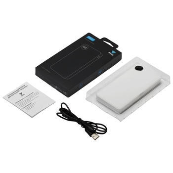 Внешний аккумулятор с дисплеем «Mild», 10 000 mAh, белый