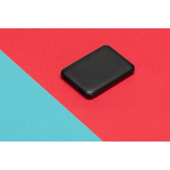 Портативное зарядное устройство"Grind", 5000 mAh, черный