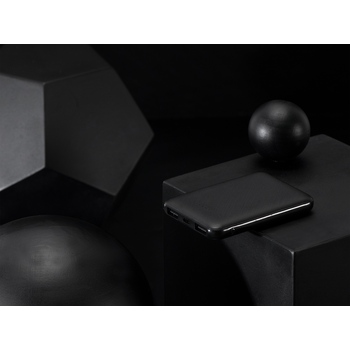 Портативное зарядное устройство"Grind", 5000 mAh, черный
