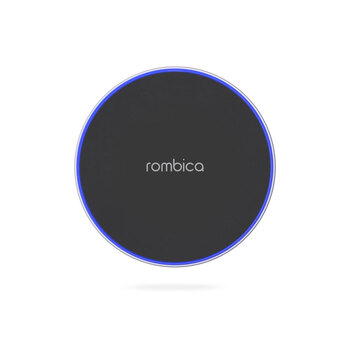 Беспроводное зарядное устройство Rombica  «NEO Core Quick» c быстрой зарядкой, черный (с лого)