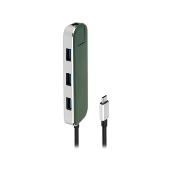 Хаб USB Rombica Type-C Chronos Green (Р)