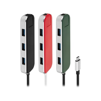 Хаб USB Rombica Type-C Chronos Green (Р)
