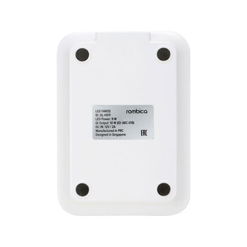 Настольная лампа Rombica LED FAROS, белый (квадратное основание) (Р)