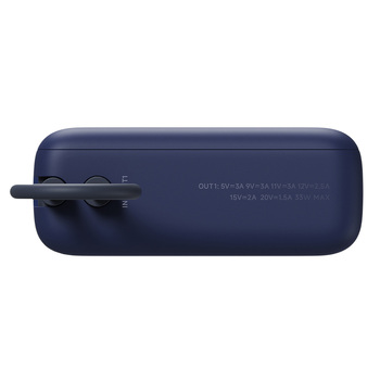 Внешний аккумулятор со встроенным кабелем Xiaomi 33W Power Bank 10000mAh (Integrated Cable) Ice Blue
