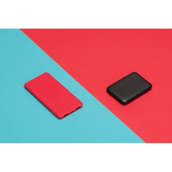 Портативное зарядное устройство «Reserve» с USB Type-C, 5000 mAh, красный