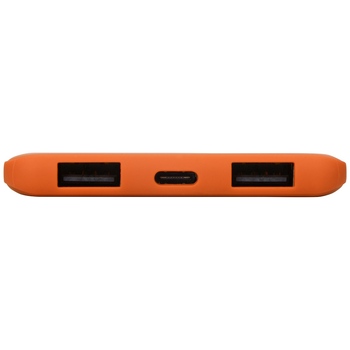 Портативное зарядное устройство «Reserve» с USB Type-C, 5000 mAh, оранжевый